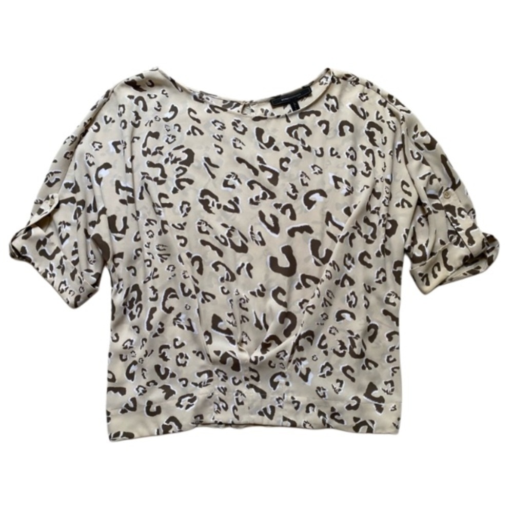 BCBG MaxAzria Jayne Leopard Blouse 🐾